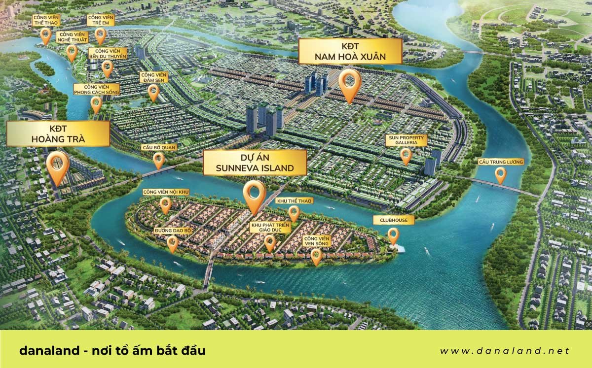 Bản đồ quy hoạch Nam Đà Nẵng